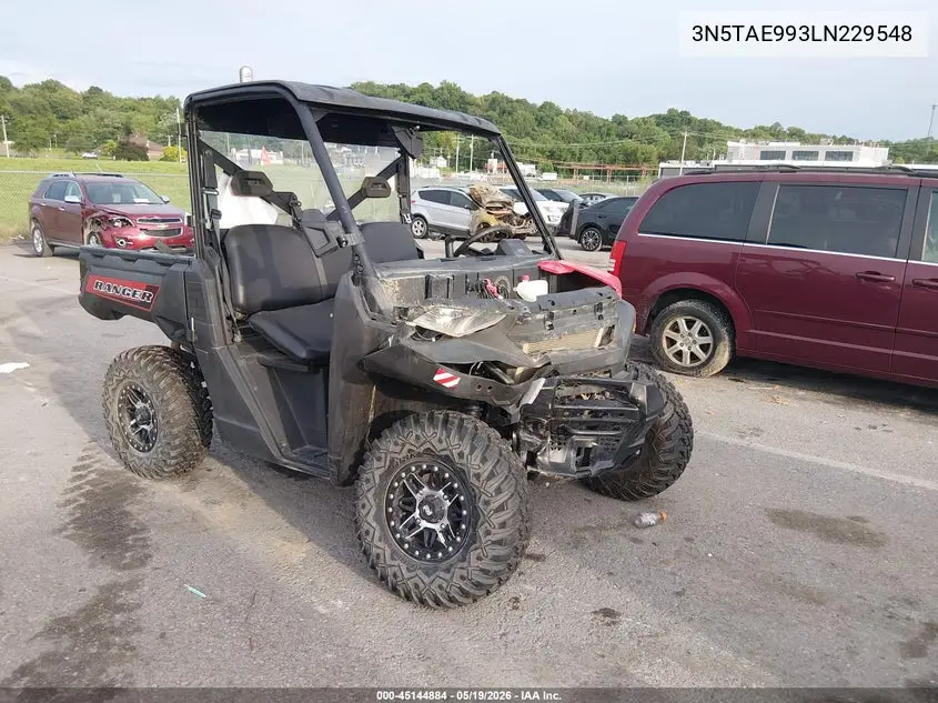 2020 Polaris Ranger 1000 Eps/1000 Premium VIN: 3NSTAE993LN229548 Lot: 45144884