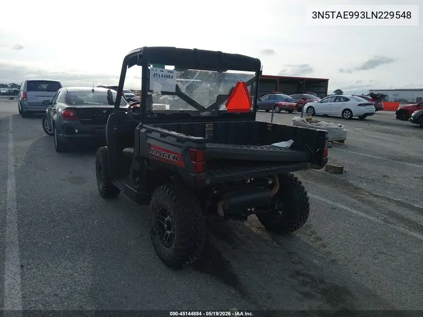 2020 Polaris Ranger 1000 Eps/1000 Premium VIN: 3NSTAE993LN229548 Lot: 45144884