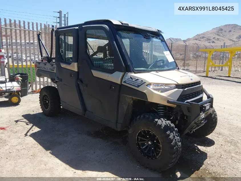 2020 Polaris Ranger Crew Xp 1000 Northstar Premium VIN: 4XARSX991L8045425 Lot: 45364397