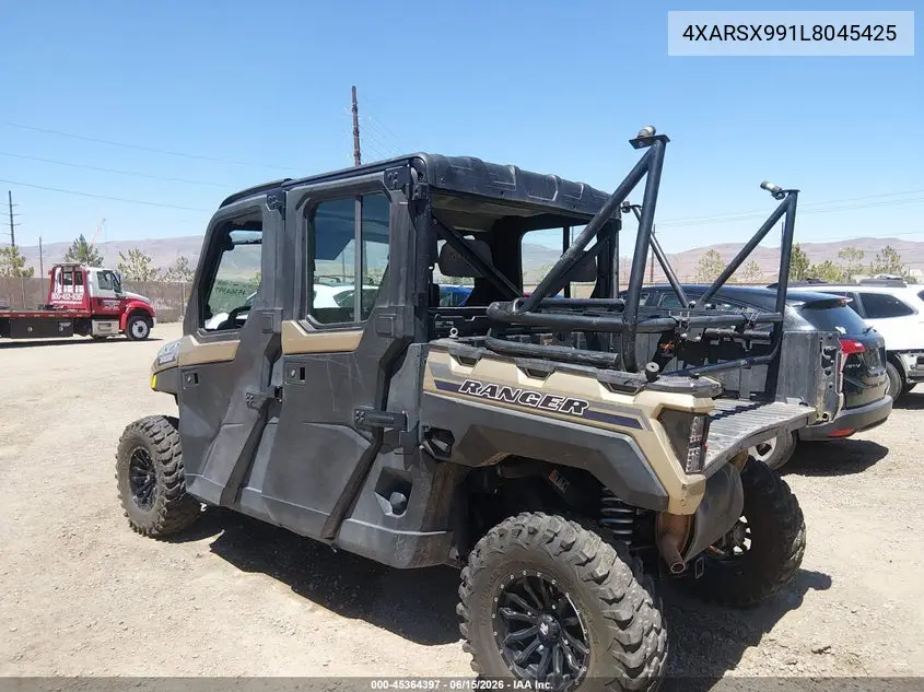2020 Polaris Ranger Crew Xp 1000 Northstar Premium VIN: 4XARSX991L8045425 Lot: 45364397