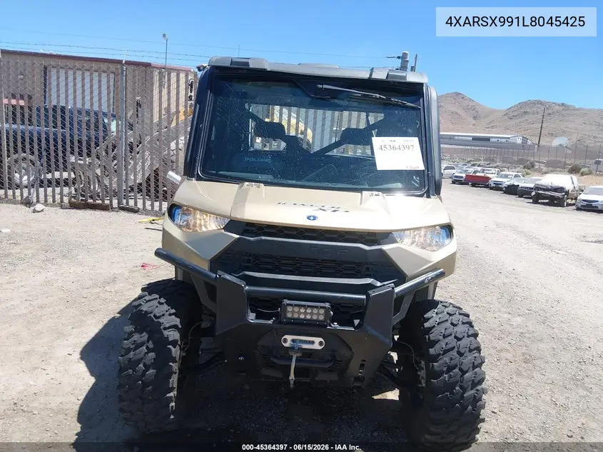 2020 Polaris Ranger Crew Xp 1000 Northstar Premium VIN: 4XARSX991L8045425 Lot: 45364397