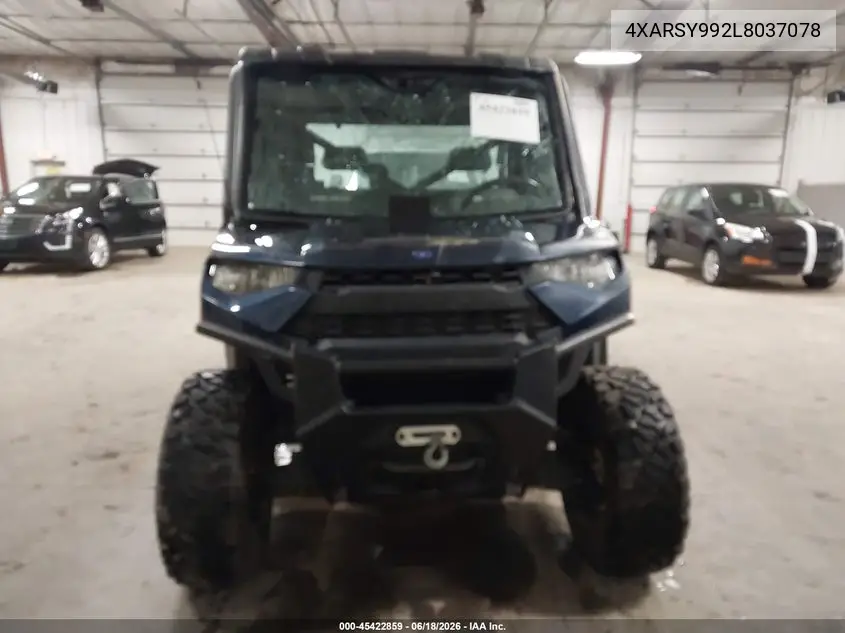 2020 Polaris Ranger Crew Xp 1000 Northstar Ultimate VIN: 4XARSY992L8037078 Lot: 45422859