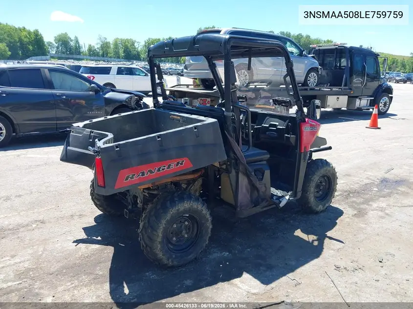 2020 Polaris Ranger 500 VIN: 3NSMAA508LE759759 Lot: 45426133