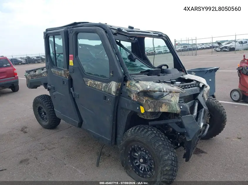 2020 Polaris Ranger Crew Xp 1000 Northstar Ultimate VIN: 4XARSY992L8050560 Lot: 45487715