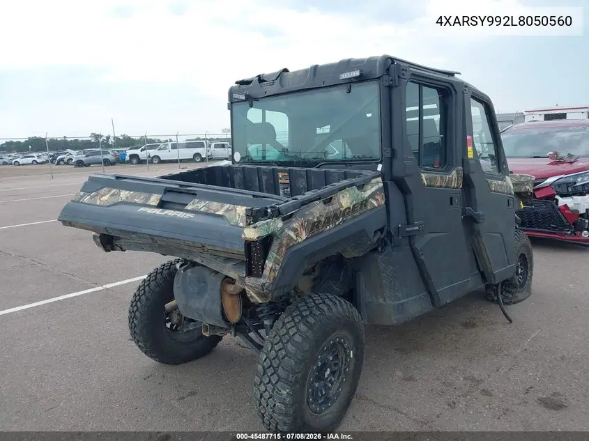 2020 Polaris Ranger Crew Xp 1000 Northstar Ultimate VIN: 4XARSY992L8050560 Lot: 45487715