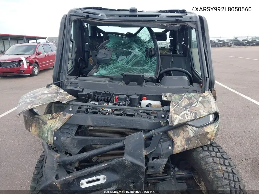2020 Polaris Ranger Crew Xp 1000 Northstar Ultimate VIN: 4XARSY992L8050560 Lot: 45487715
