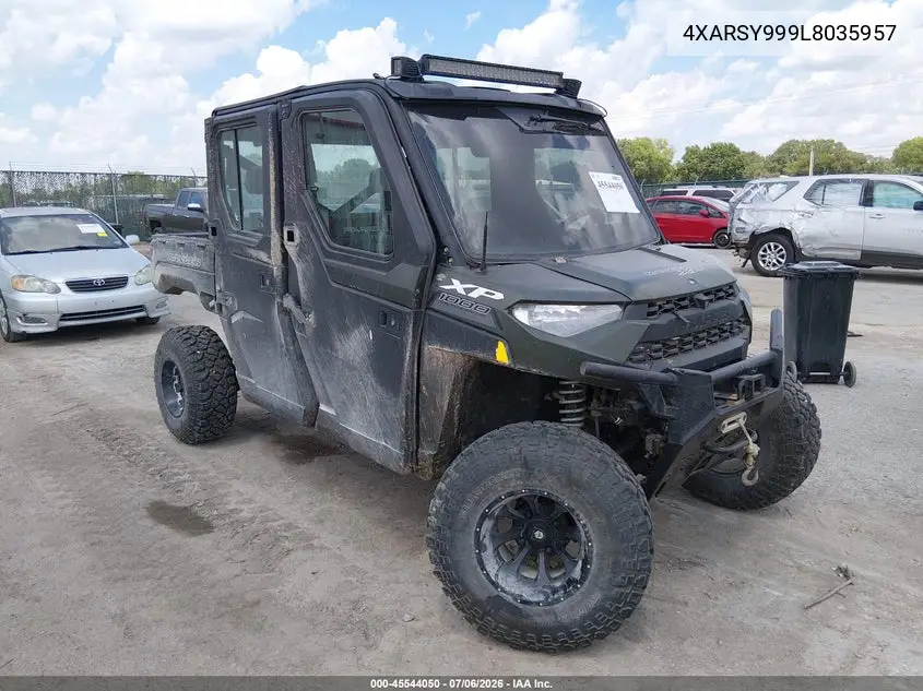 2020 Polaris Ranger Crew Xp 1000 Northstar Ultimate VIN: 4XARSY999L8035957 Lot: 45544050