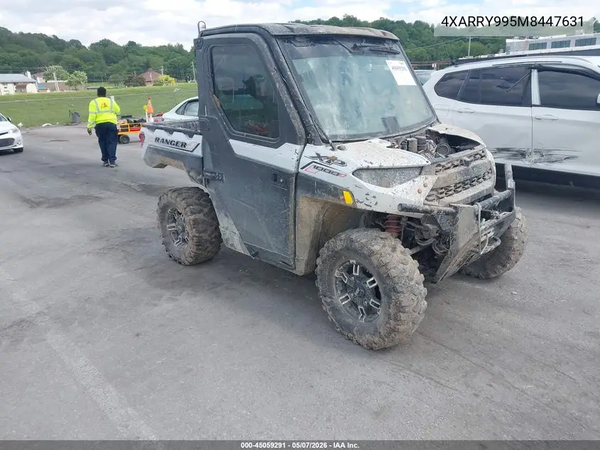 2021 Polaris Ranger Xp 1000 Northstar Ultimate VIN: 4XARRY995M8447631 Lot: 45059291