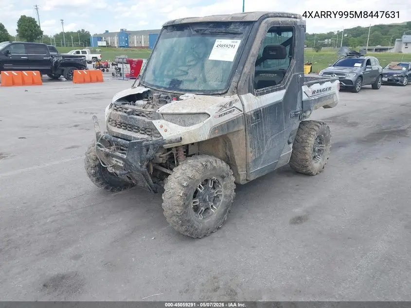 2021 Polaris Ranger Xp 1000 Northstar Ultimate VIN: 4XARRY995M8447631 Lot: 45059291