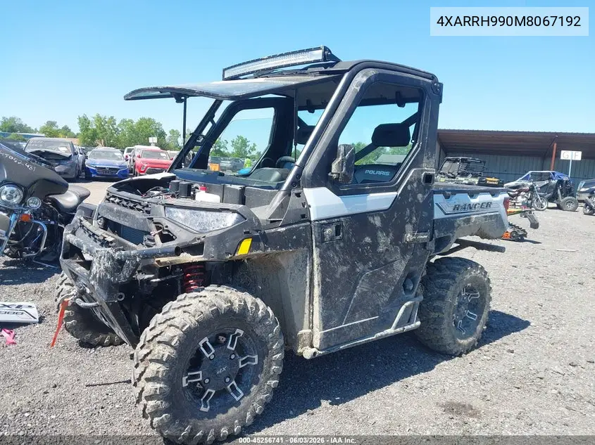 2021 Polaris Ranger Xp 1000 Trail Boss VIN: 4XARRH990M8067192 Lot: 45256741