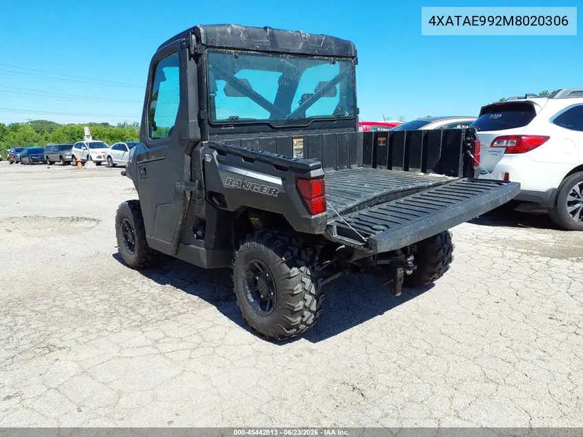 2021 Polaris Ranger 1000 Eps/1000 Premium VIN: 4XATAE992M8020306 Lot: 45442813