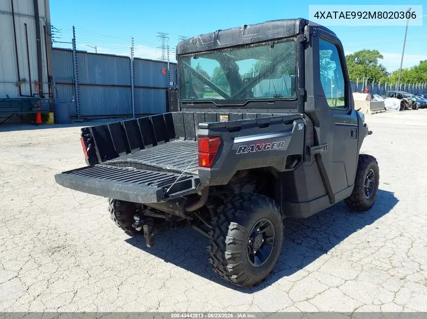2021 Polaris Ranger 1000 Eps/1000 Premium VIN: 4XATAE992M8020306 Lot: 45442813