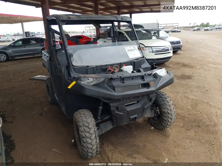 2021 Polaris Ranger 1000 VIN: 4XATAA992M8387201 Lot: 45462372