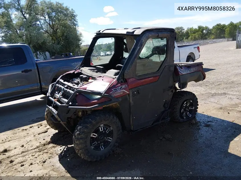 2021 Polaris Ranger Xp 1000 Northstar Ultimate VIN: 4XARRY995M8058326 Lot: 45544566