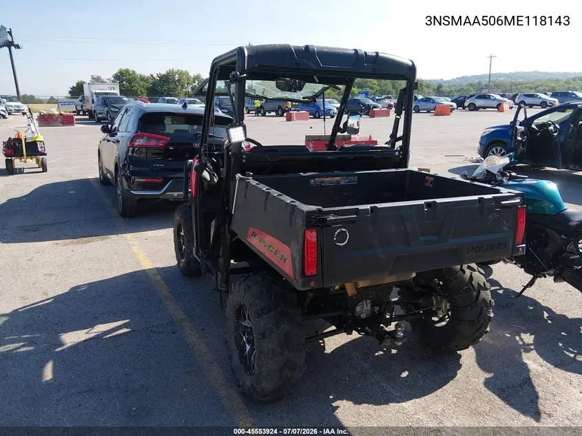 2021 Polaris Ranger 500 VIN: 3NSMAA506ME118143 Lot: 45553924