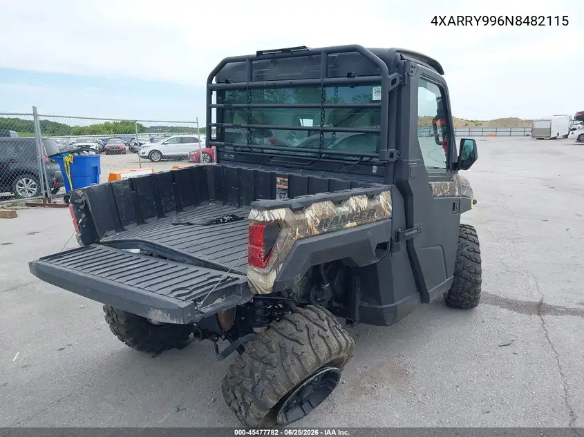 2022 Polaris Ranger Xp 1000 Northstar Ultimate VIN: 4XARRY996N8482115 Lot: 45477782