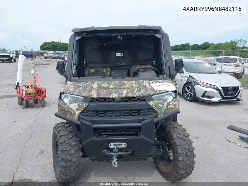 2022 Polaris Ranger Xp 1000 Northstar Ultimate VIN: 4XARRY996N8482115 Lot: 45477782