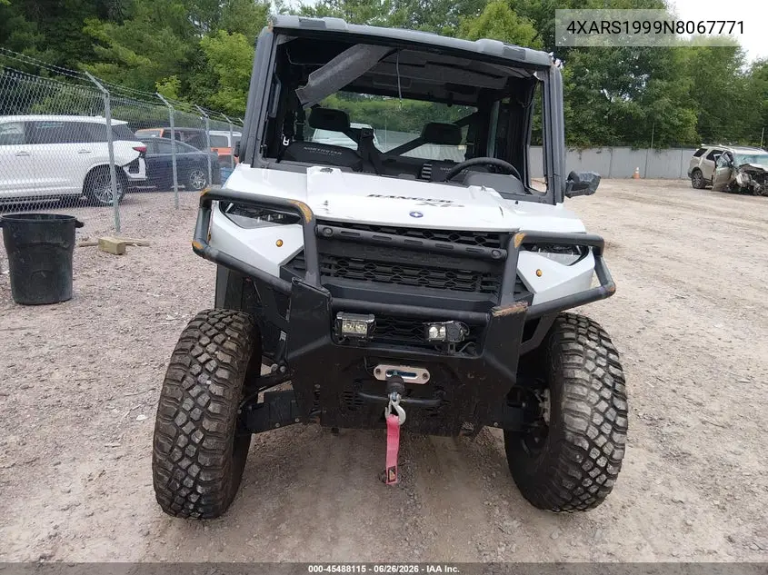 2022 Polaris Ranger Crew Xp 1000 Northstar Ultimate VIN: 4XARS1999N8067771 Lot: 45488115