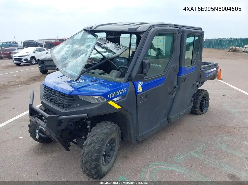 2022 Polaris Ranger Crew 1000 Premium VIN: 4XAT6E995N8004605 Lot: 45576864