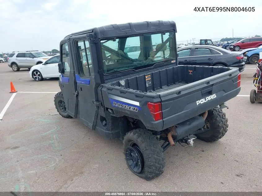 2022 Polaris Ranger Crew 1000 Premium VIN: 4XAT6E995N8004605 Lot: 45576864