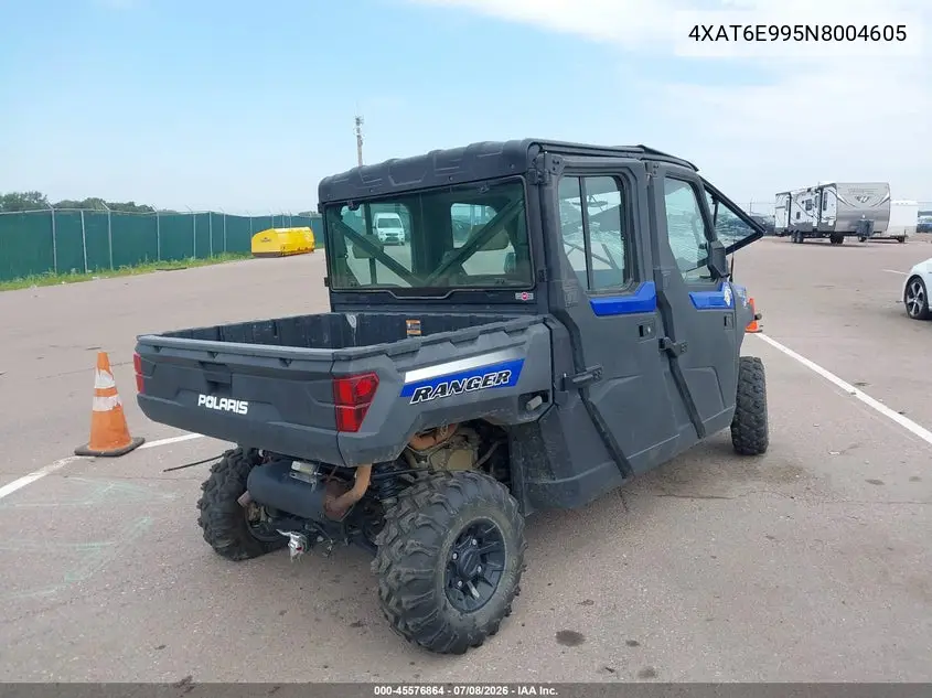 2022 Polaris Ranger Crew 1000 Premium VIN: 4XAT6E995N8004605 Lot: 45576864