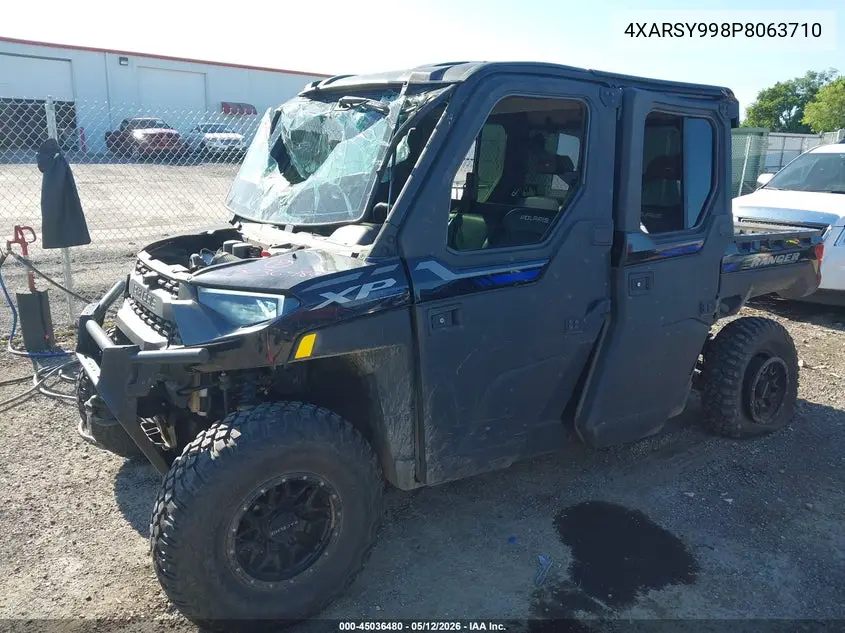 2023 Polaris Ranger Crew Xp 1000 Northstar Ultimate VIN: 4XARSY998P8063710 Lot: 45036480
