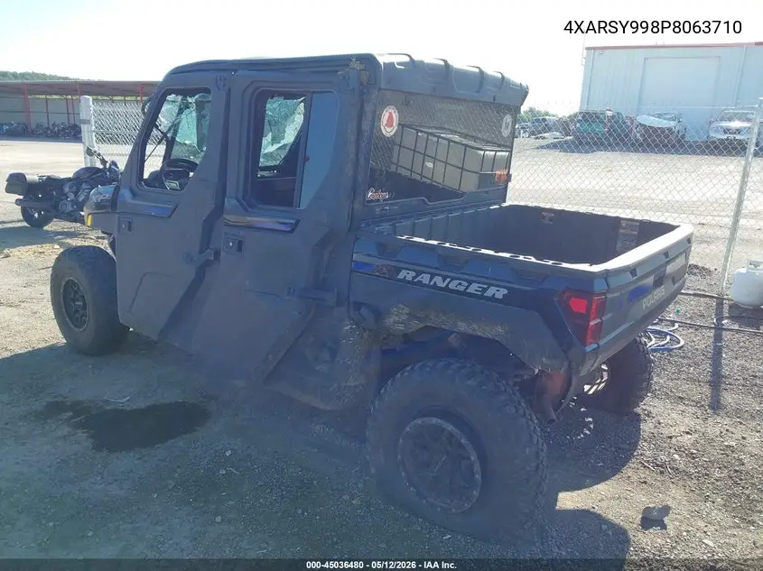 2023 Polaris Ranger Crew Xp 1000 Northstar Ultimate VIN: 4XARSY998P8063710 Lot: 45036480