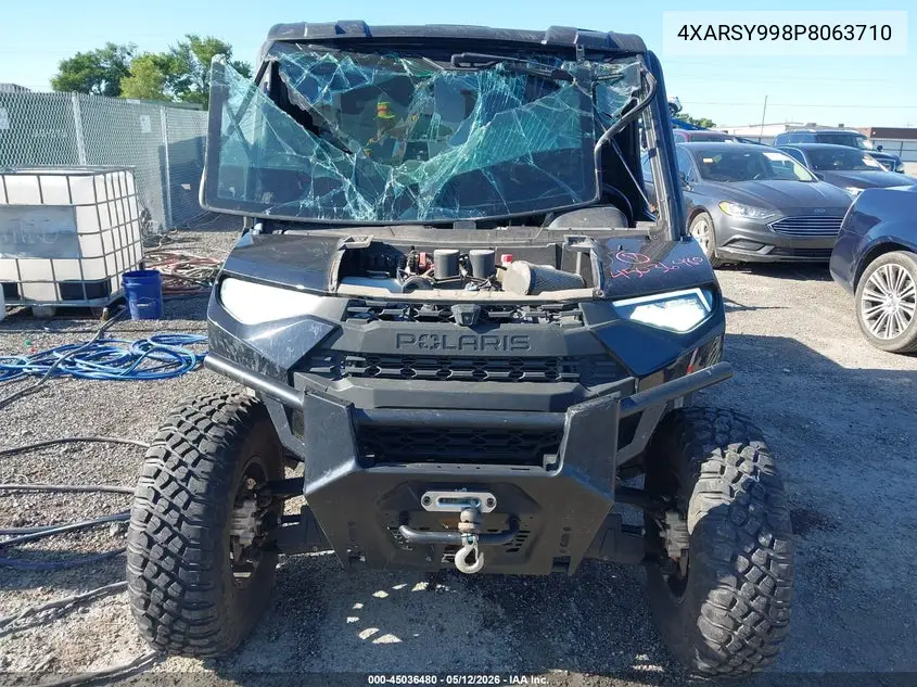 2023 Polaris Ranger Crew Xp 1000 Northstar Ultimate VIN: 4XARSY998P8063710 Lot: 45036480