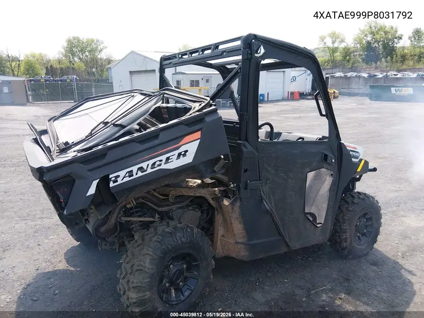 2023 Polaris Ranger 1000 Eps/1000 Premium VIN: 4XATAE999P8031792 Lot: 45039812