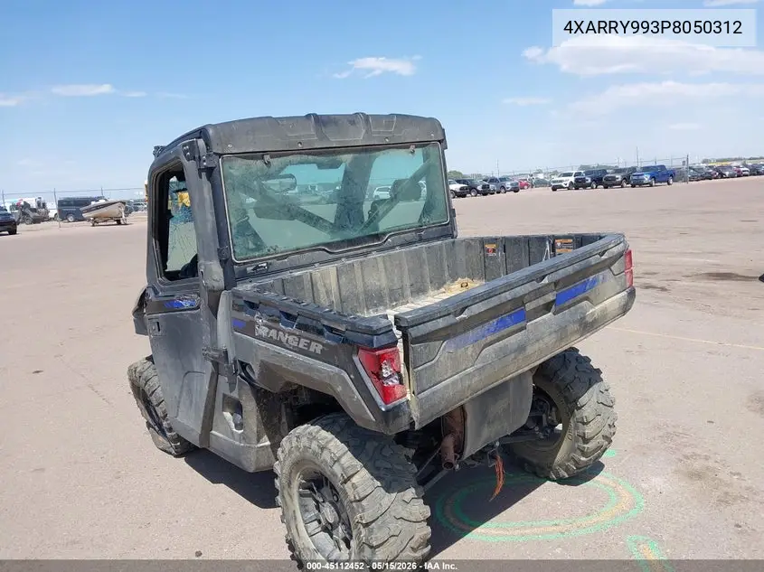 2023 Polaris Ranger Xp 1000 Northstar Ultimate VIN: 4XARRY993P8050312 Lot: 45112452