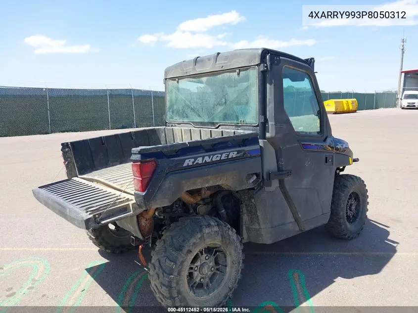 2023 Polaris Ranger Xp 1000 Northstar Ultimate VIN: 4XARRY993P8050312 Lot: 45112452