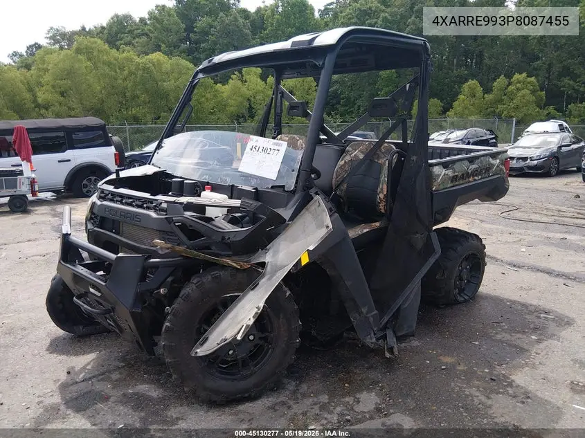 2023 Polaris Ranger Xp 1000 Premium VIN: 4XARRE993P8087455 Lot: 45130277