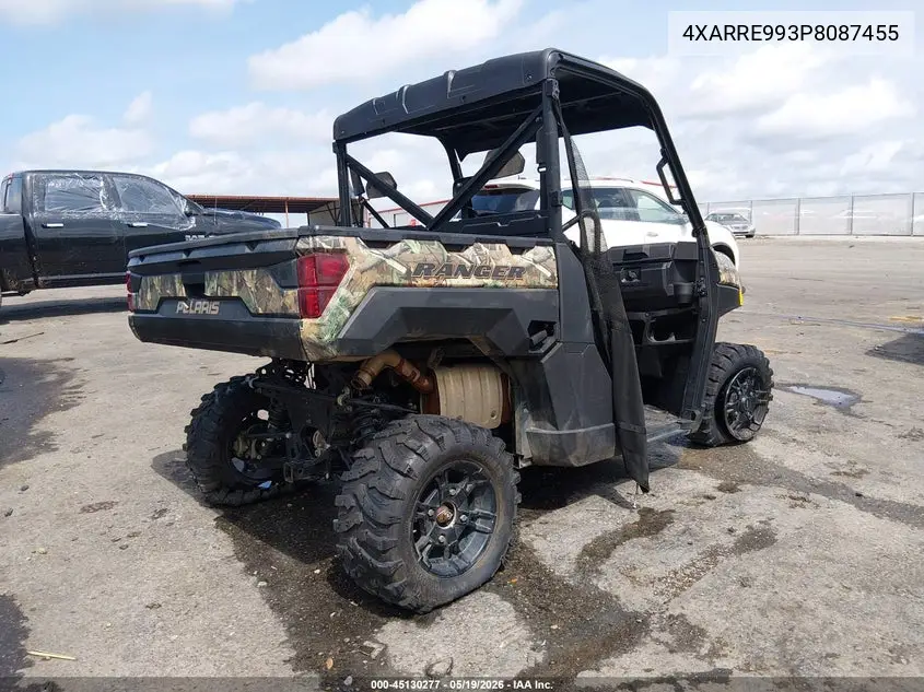 2023 Polaris Ranger Xp 1000 Premium VIN: 4XARRE993P8087455 Lot: 45130277