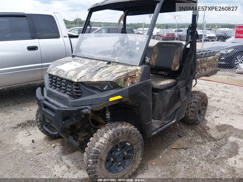 2023 Polaris Ranger Sp 570 Premium VIN: 3NSMAE57XPE260827 Lot: 45177053