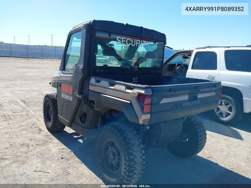 2023 Polaris Ranger Xp 1000 Northstar Ultimate VIN: 4XARRY991P8089352 Lot: 45355149