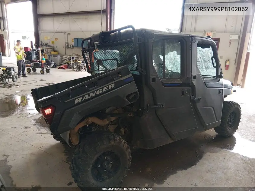 2023 Polaris Ranger Crew Xp 1000 Northstar Ultimate VIN: 4XARSY999P8102062 Lot: 45415619
