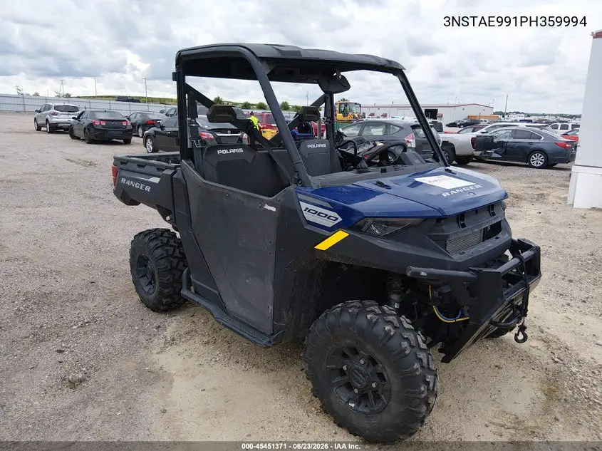 2023 Polaris Ranger 1000 Eps/1000 Premium VIN: 3NSTAE991PH359994 Lot: 45451371