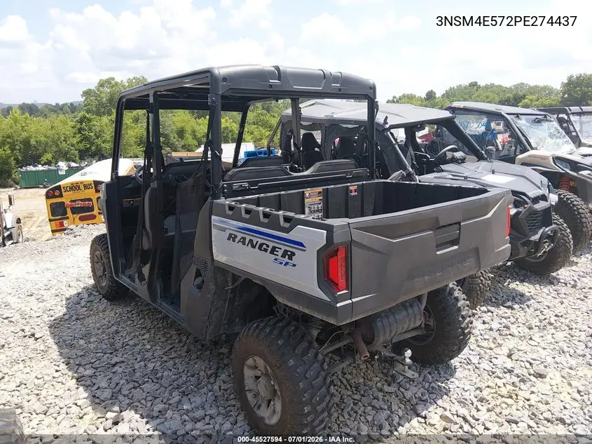 2023 Polaris Ranger Crew Sp 570 Premium VIN: 3NSM4E572PE274437 Lot: 45527594