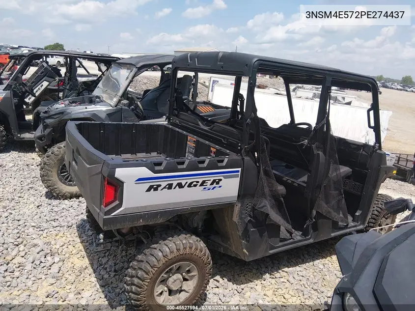 2023 Polaris Ranger Crew Sp 570 Premium VIN: 3NSM4E572PE274437 Lot: 45527594
