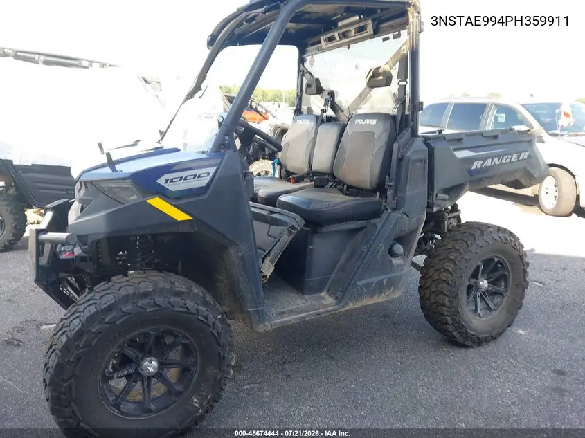 2023 Polaris Ranger 1000 Eps/1000 Premium VIN: 3NSTAE994PH359911 Lot: 45674444