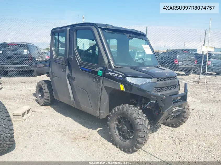 2024 Polaris Ranger Crew Xp 1000 Northstar Premium VIN: 4XARSU997R8074757 Lot: 45291803