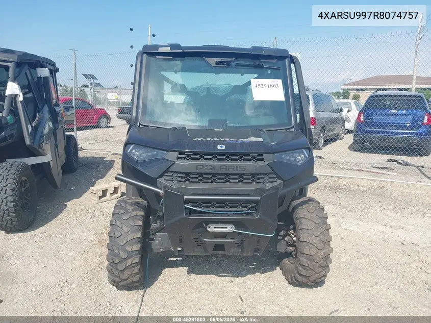 2024 Polaris Ranger Crew Xp 1000 Northstar Premium VIN: 4XARSU997R8074757 Lot: 45291803