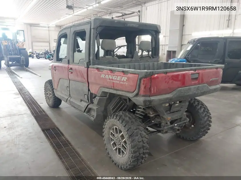 2024 Polaris Ranger Crew Xd 1500 Northstar Edition Ultimate VIN: 3NSX6W1R9RM120658 Lot: 45448043