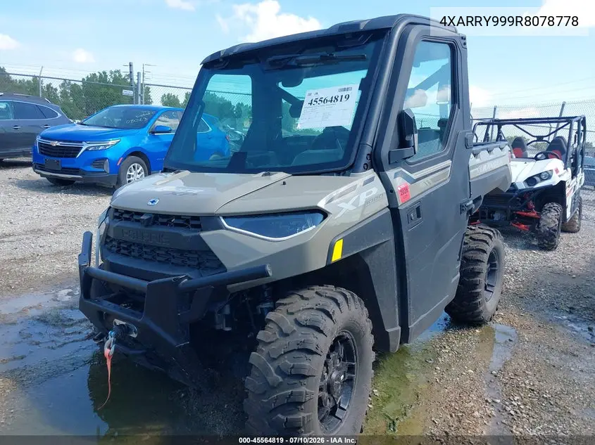 2024 Polaris Ranger Xp 1000 Northstar Ultimate VIN: 4XARRY999R8748334 Lot: 45564819
