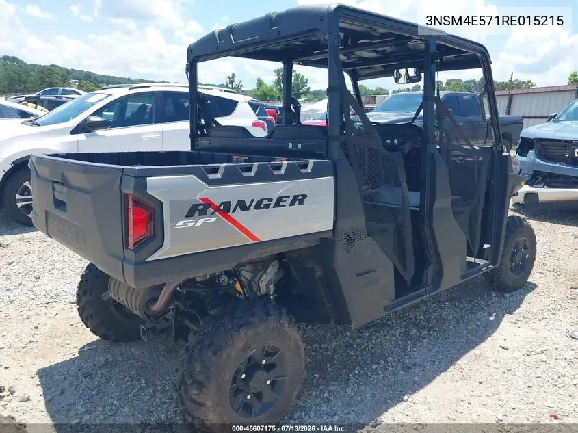 2024 Polaris Ranger Crew Sp 570 Premium VIN: 3NSM4E571RE015215 Lot: 45607175