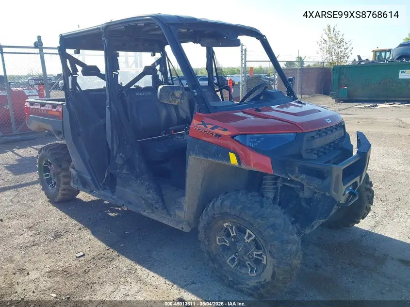 2025 Polaris Ranger Crew Xp 1000 Premium VIN: 4XARSE99XS8768614 Lot: 45013611