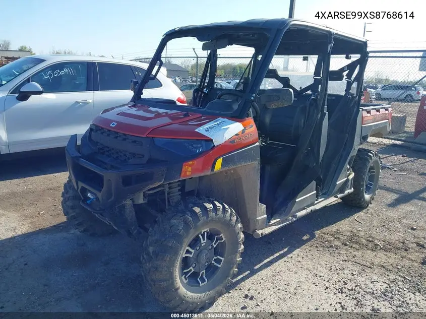 2025 Polaris Ranger Crew Xp 1000 Premium VIN: 4XARSE99XS8768614 Lot: 45013611