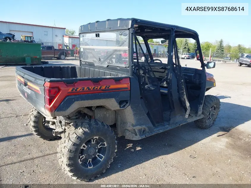 2025 Polaris Ranger Crew Xp 1000 Premium VIN: 4XARSE99XS8768614 Lot: 45013611