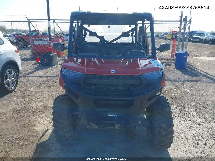 2025 Polaris Ranger Crew Xp 1000 Premium VIN: 4XARSE99XS8768614 Lot: 45013611