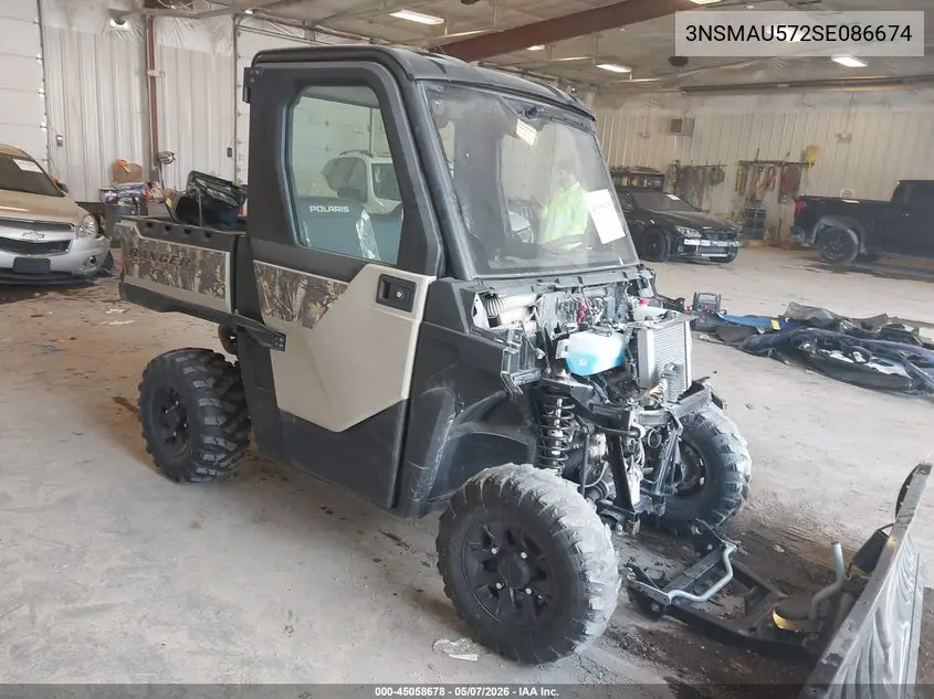 2025 Polaris Ranger Sp 570 Northstar Edition VIN: 3NSMAU572SE086674 Lot: 45058678